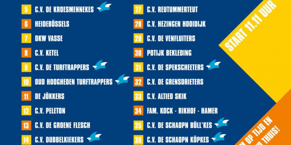 44 deelnemers bij grote optocht in Papsleef'ndorp!